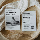 Search for one sided invitations Minimalist