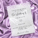 Search for purple butterfly wedding invitations Silver