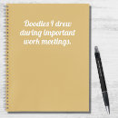 Search for funny meeting notebooks Joke