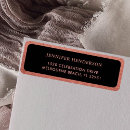 Search for elegant birthday party return address labels Rose gold