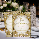 Search for oval invitations Gold