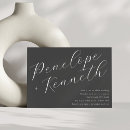 Search for charcoal grey white wedding invitations Simple