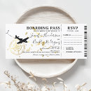 Search for boarding pass wedding invitations Rsvp