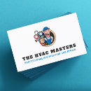 Search for heating and cooling business cards Modern