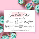 Search for care instructions business cards Blush pink