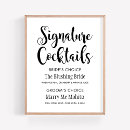 Search for cocktail wedding menus Black and white