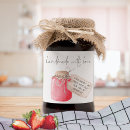 Search for strawberry jam labels Watercolor