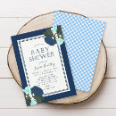 Search for mint green blue baby shower invitations Floral