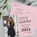 Search for 2024 graduation announcement cards Simple modern elegant