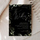 Recherche de or et noir mariage invitations Pour elle