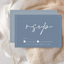 Search for dusty blue rsvp cards Typography