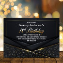 Search for black 18th birthday invitations Formal