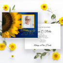 Search for sunflower celebration of life invitations Floral