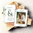 Search for greenery couples shower invitations Modern
