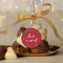 Search for love is sweet wedding stickers Elegant
