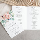 Search for boho wedding programs Booklet