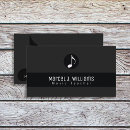 Recherche de notes de musique cartes visite Profession