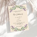Search for lavender and cream wedding invitations Violet