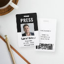 Search for press badges Qr code