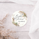 Search for modern bridal shower stickers Botanical