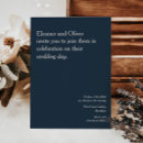 Search for deep blue invitations Modern