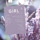 Search for lavender baby shower invitations Butterflies