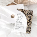 Search for leopard bridal shower invitations Watercolor