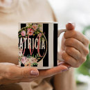 Search for stripes and flowers mugs Unique