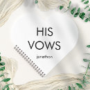 Search for wedding vow notebooks Groom