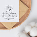 Search for lotus flower rubber stamps Return address