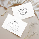 Search for number of guests rsvp cards Calligraphy script