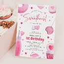 Search for valentine 1st birthday invitations Modern