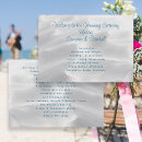 Search for beach wedding programs Minimal