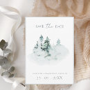 Search for forest green save the dates Winter