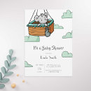 Recherche de souris mignonne invitations Montgolfière
