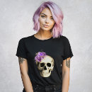Search for skulls and roses tshirts Halloween