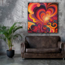 Search for psychedelic canvas prints Swirls