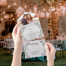 Search for lavender and silver wedding invitations For her