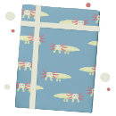 Search for amphibians wrapping paper Axolotl