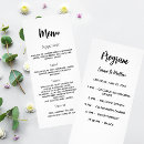 Search for programs for wedding menus Budget