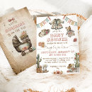 Search for rustic cowgirl baby shower invitations Country