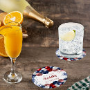Search for us flag barware Red white and blue