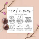 Recherche de cake pops cartes visite Pâtisseries