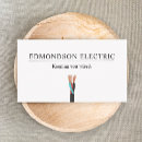 Search for electrician business cards electricity