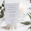 Search for thank you wedding place cards Simple
