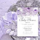 Recherche de lavender baby girl shower invitations Lavande