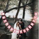 Search for wedding bunting flags Peach