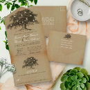 Recherche de oak tree wedding invitations Vintage