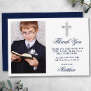Search for blue and silver thank you cards First holy communion