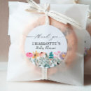 Search for baby shower thank you stickers Wildflowers